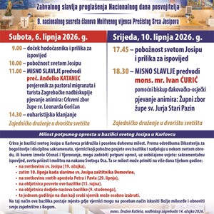 Proslava 339. obljetnice izbora svetoga Josipa za zaštitnika Hrvatske
